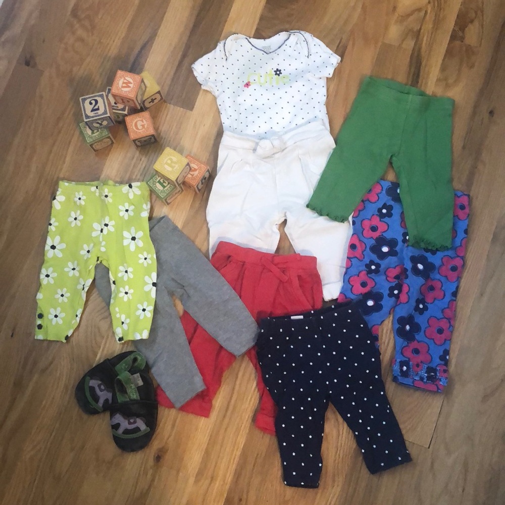 Lot (7) of Baby Leggings